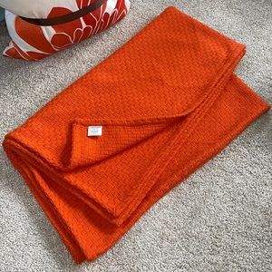 Crate & Barrel woven throw